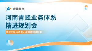 銳意創(chuàng)新話未來 眾志成城譜新篇--河南青峰業(yè)務(wù)體系精進規(guī)劃會